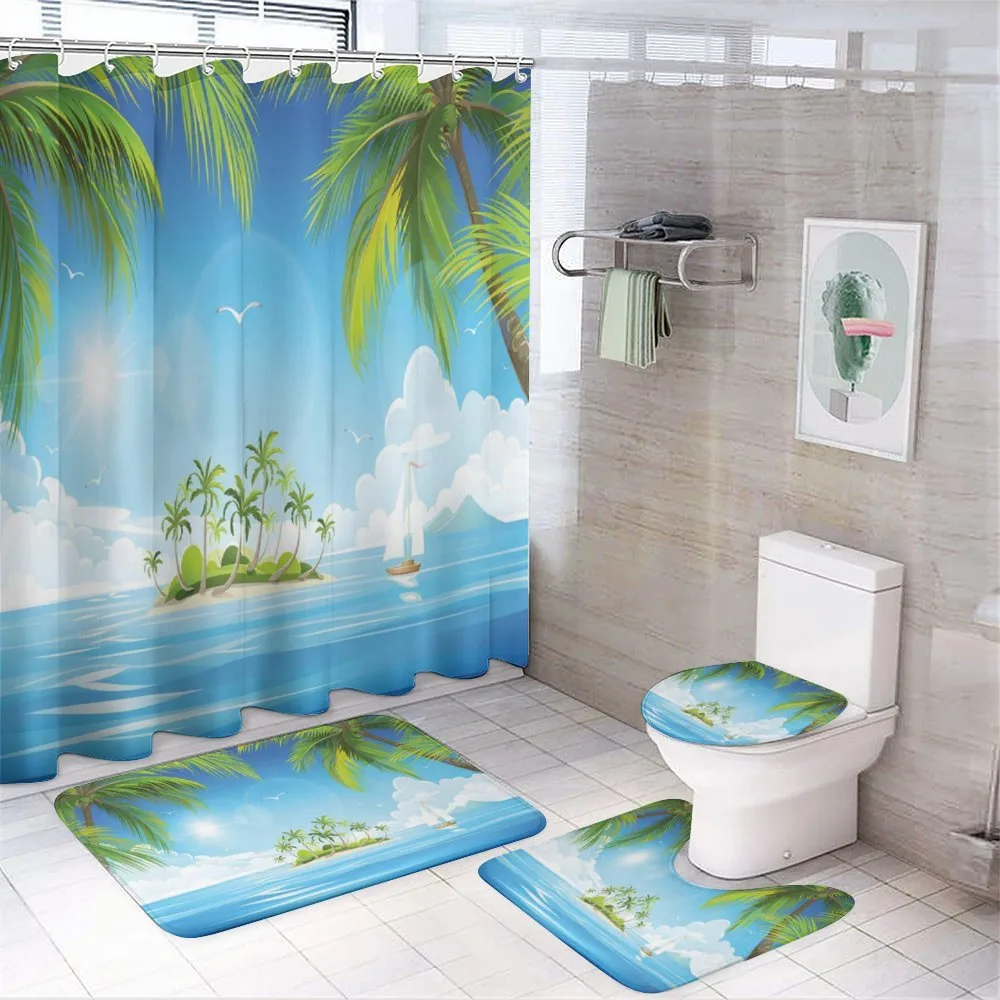 Cartoon of Tropical Island — Your design