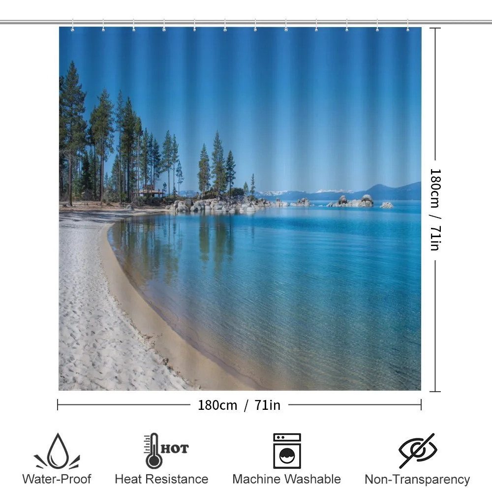 Clear Lake and Shore — Detail 2
