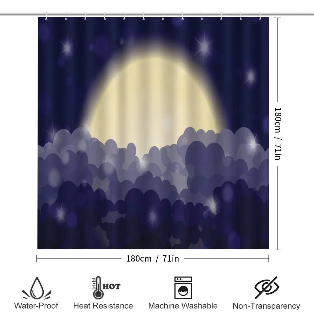 Cloudy Sky View at Night — Detail 2