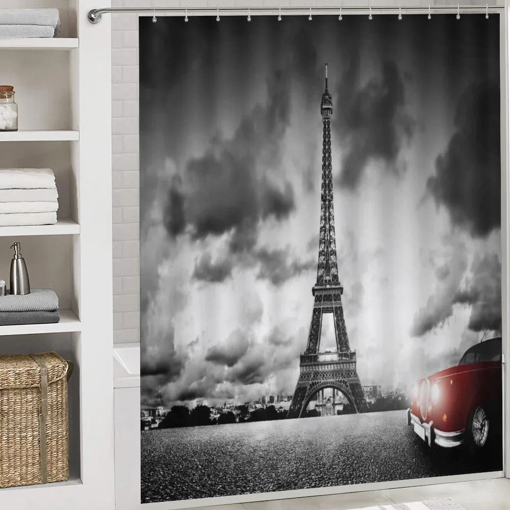 Eiffel Tower Cloudy Day — Detail 4