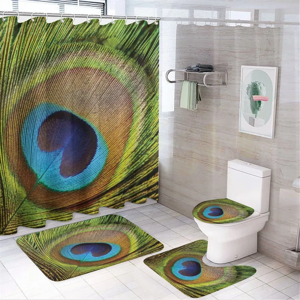 Green Peacock Feathers — Your design