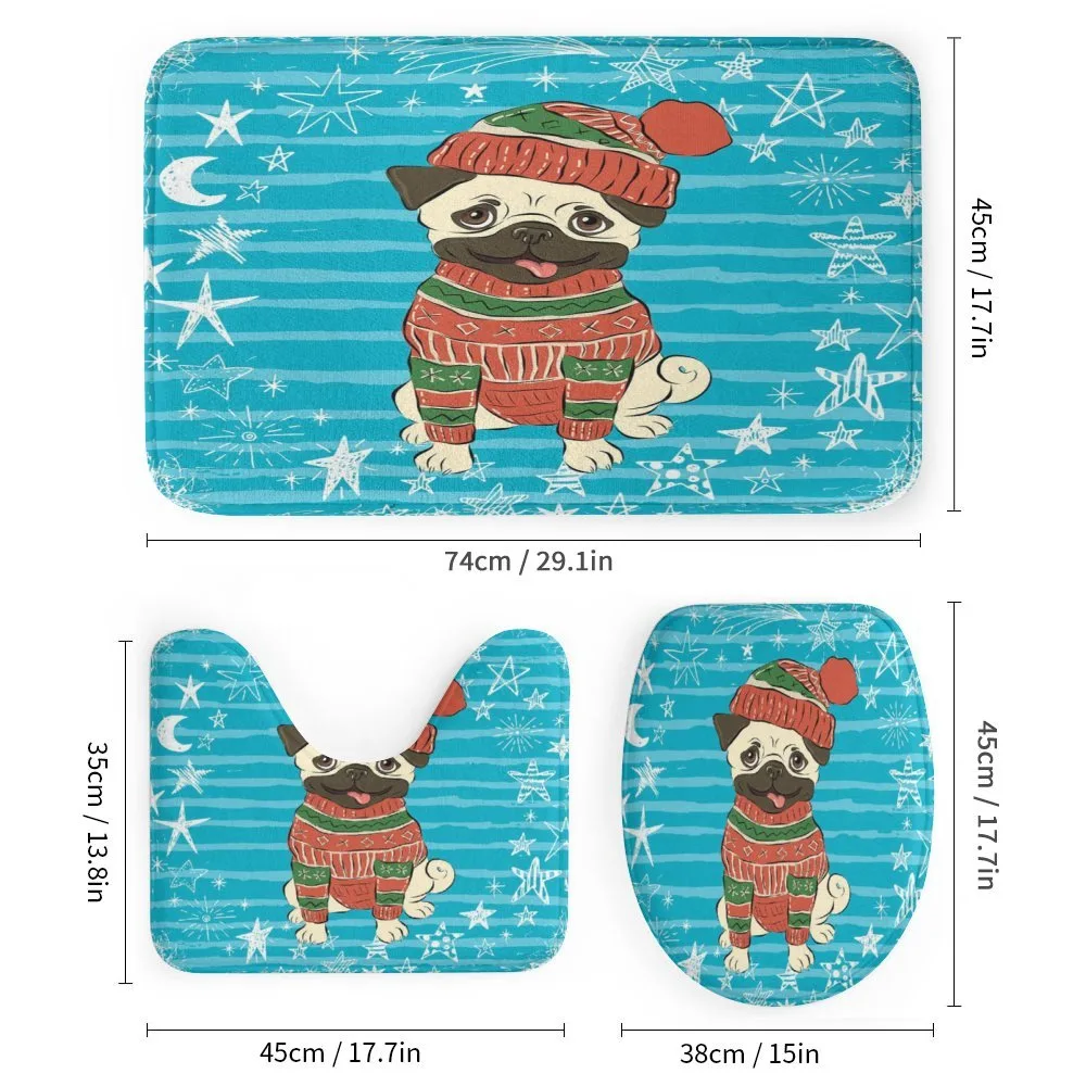 Happy Dog in Winter Clothes — Detail 1
