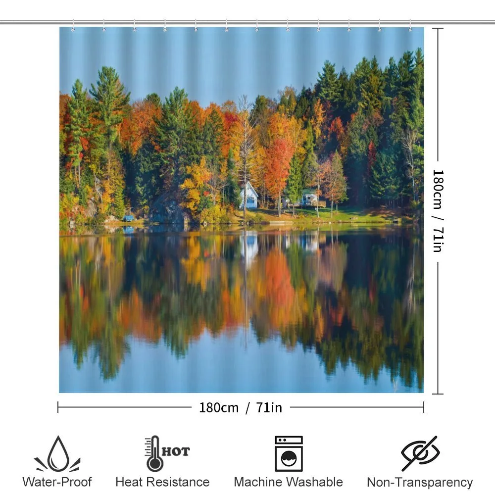 Lake House in Autumn — Detail 2