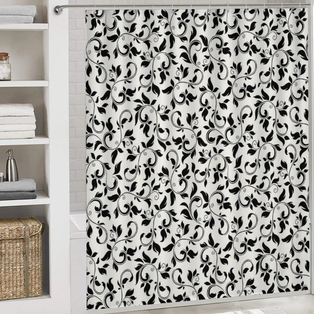 Monochrome Scroll Pattern — Detail 4