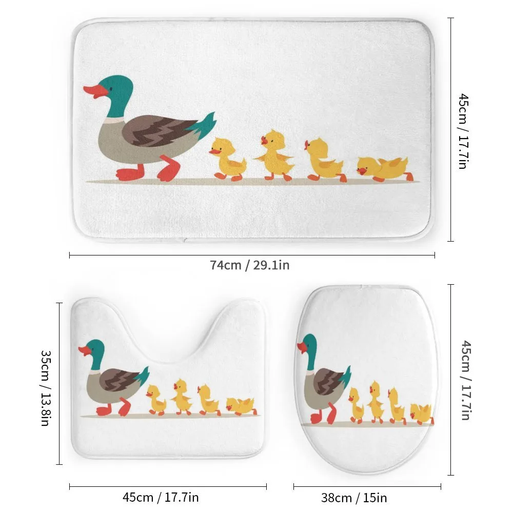 Mother Duck Babies Row — Detail 1