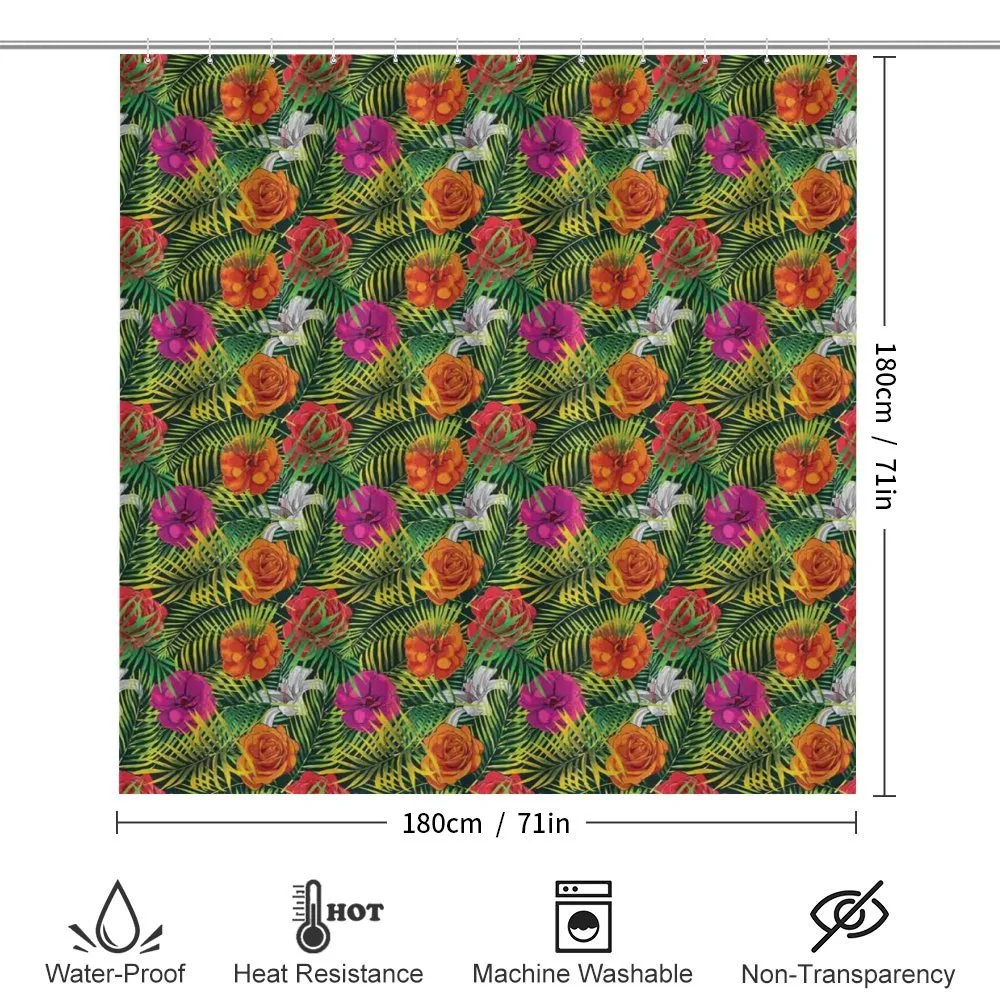 Palm Jungle Leaves Floral — Detail 2