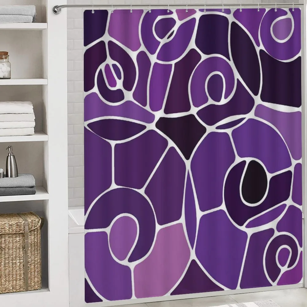 Purple Shaded Spirals — Detail 4