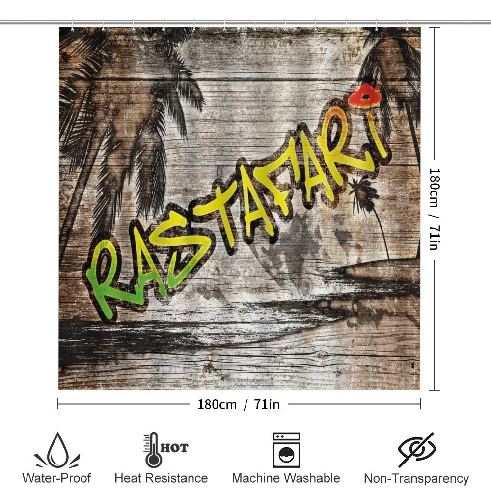 Rastafari Street Graffiti — Detail 2