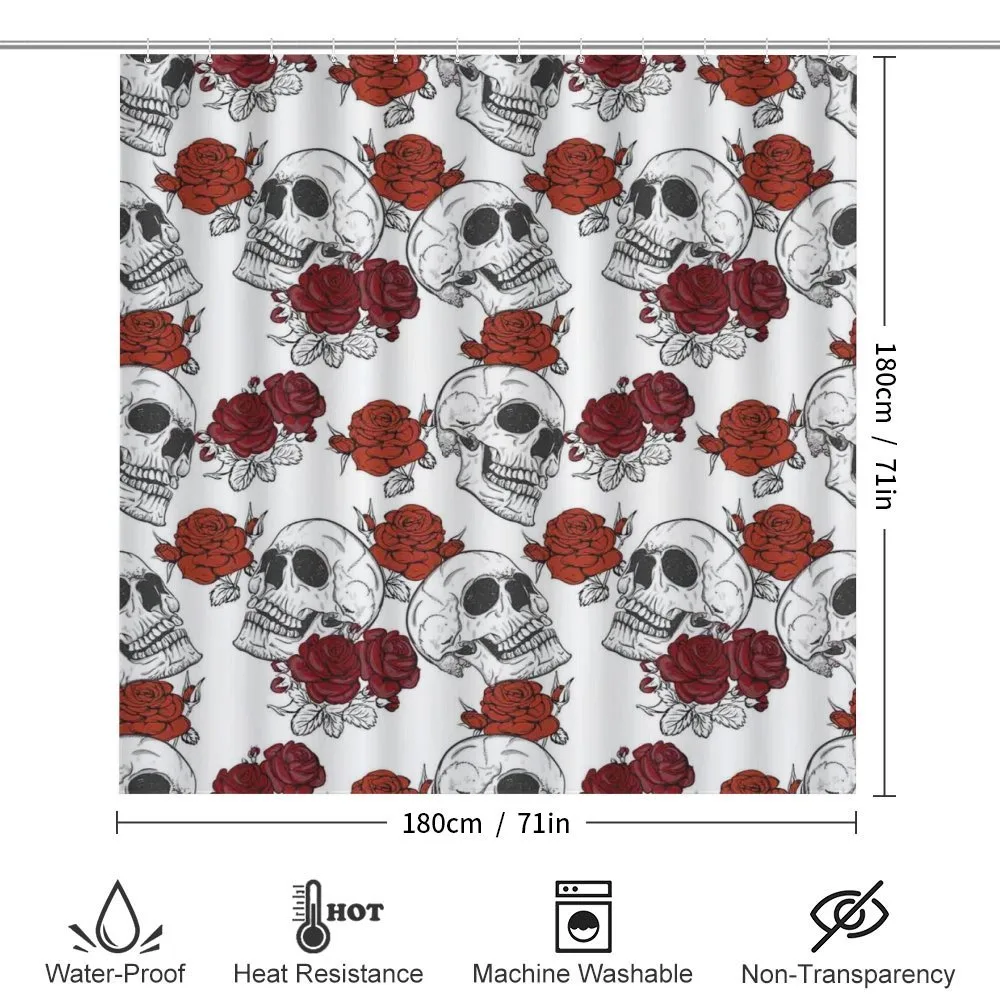 Roses Gothic Skull — Detail 2