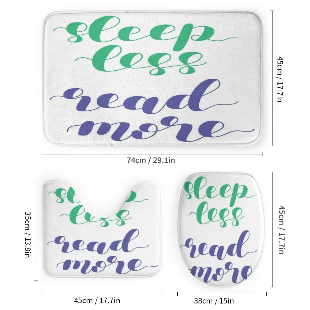 Sleep Less Read More Phrase — Detail 1