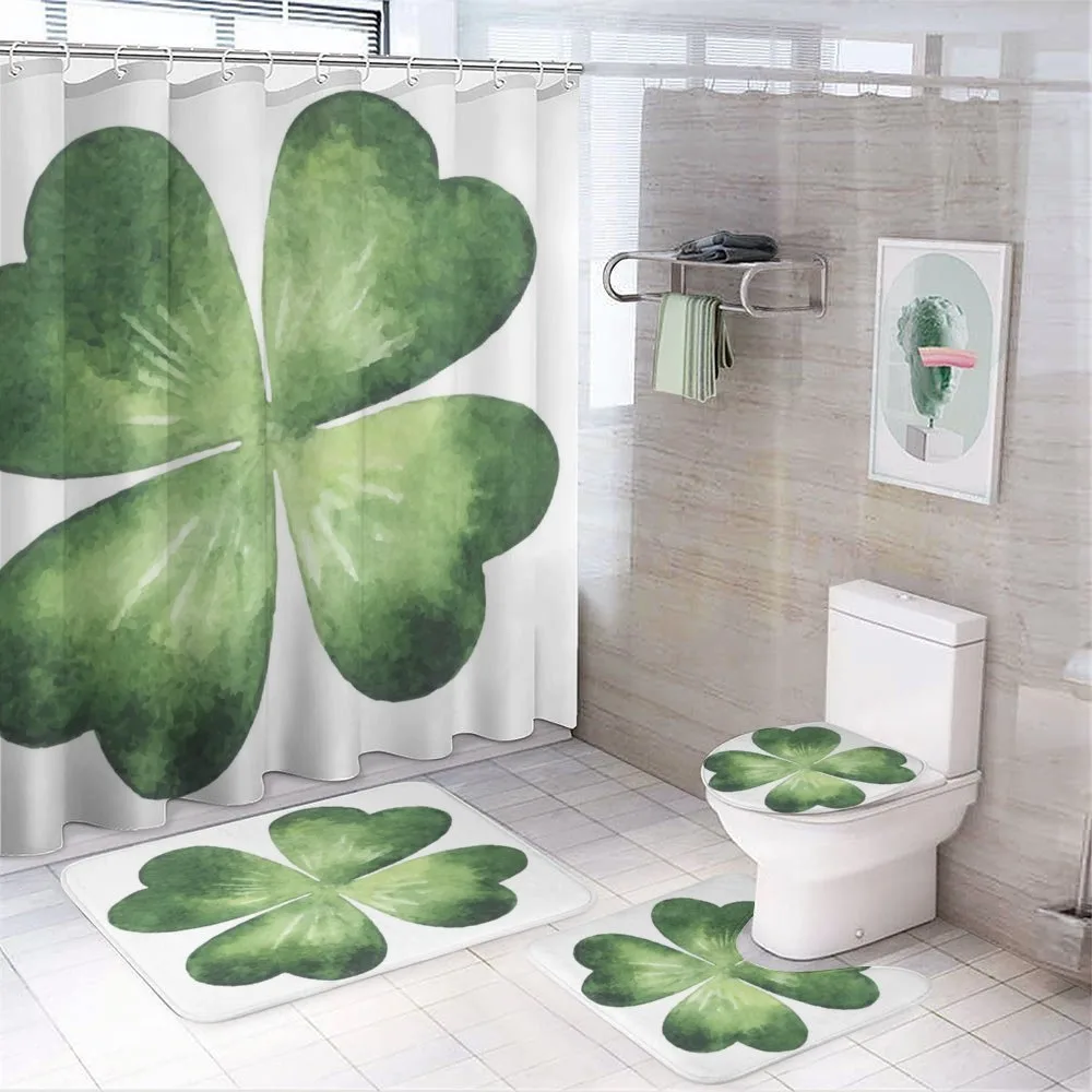 Watercolor Shamrock Leaf Art — Your design