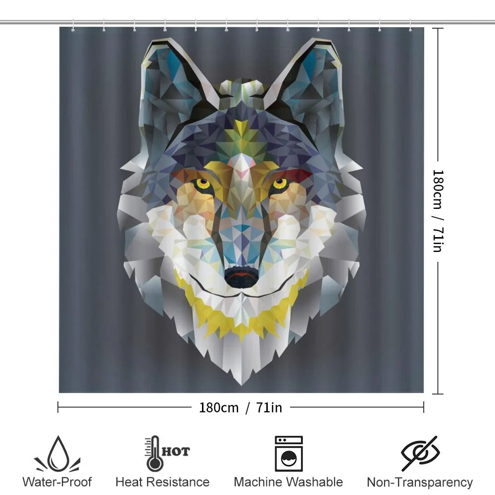Wolf Coyote Portrait Art — Detail 2