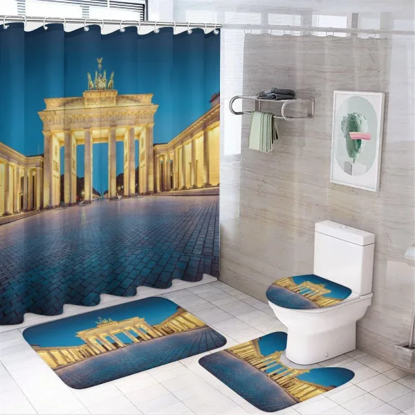 Brandenburg Gate on a shower curtain