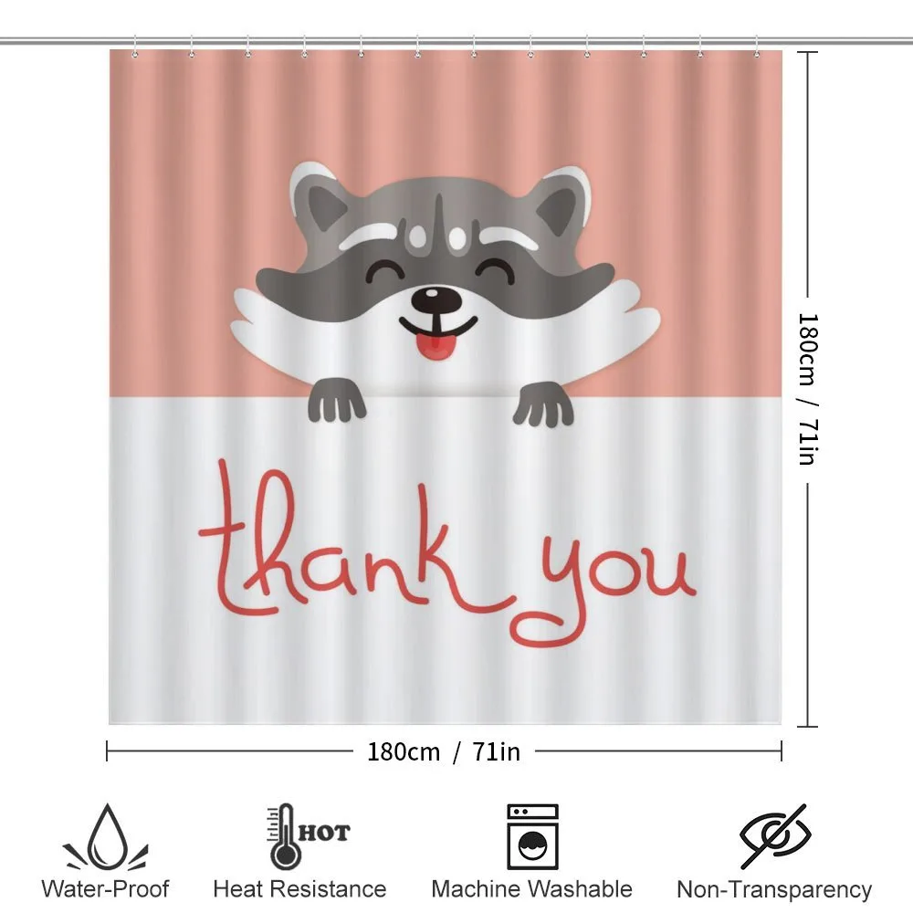 Cheerful Cartoon Raccoon — Detail 2