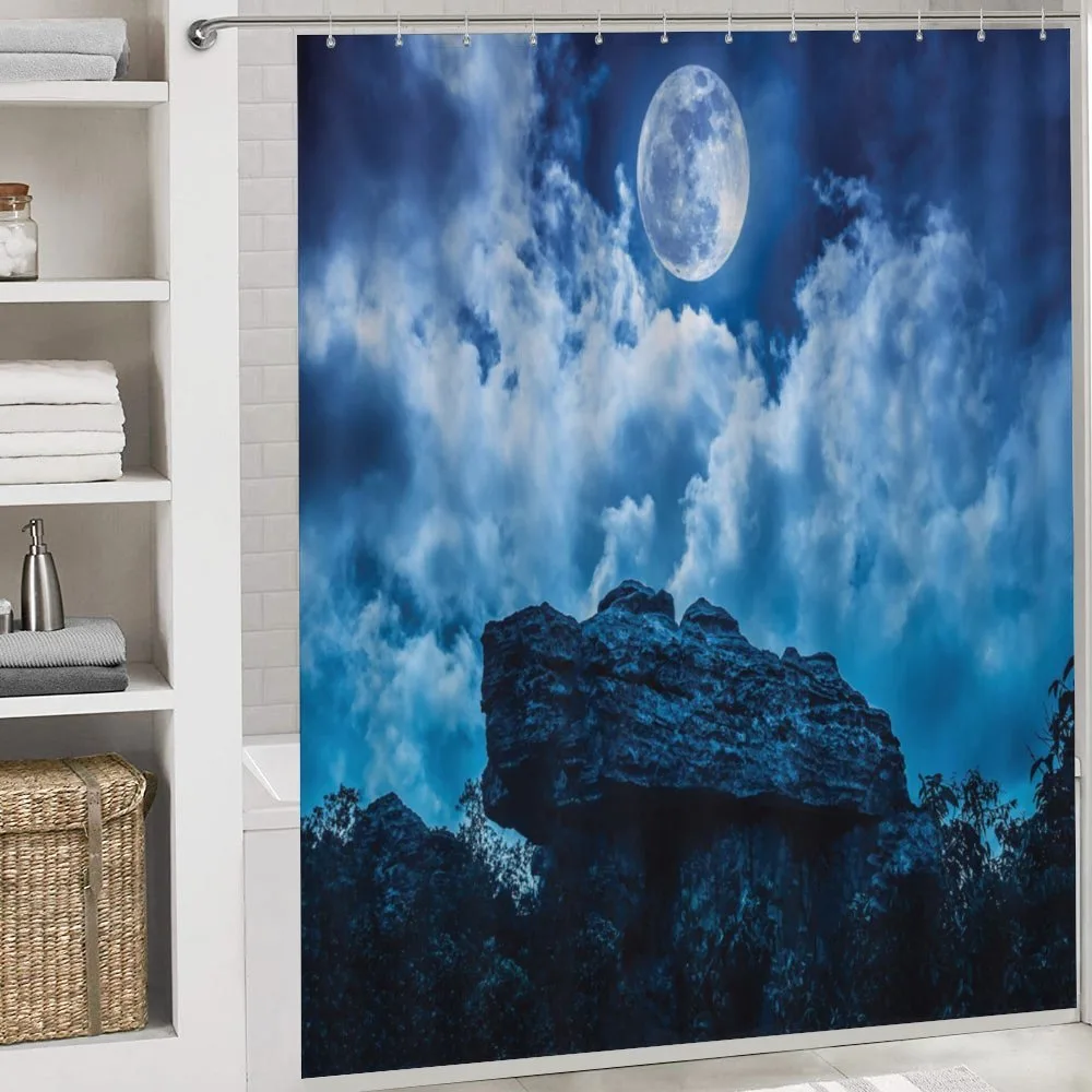 Cliff Under Cloudy Night — Detail 4