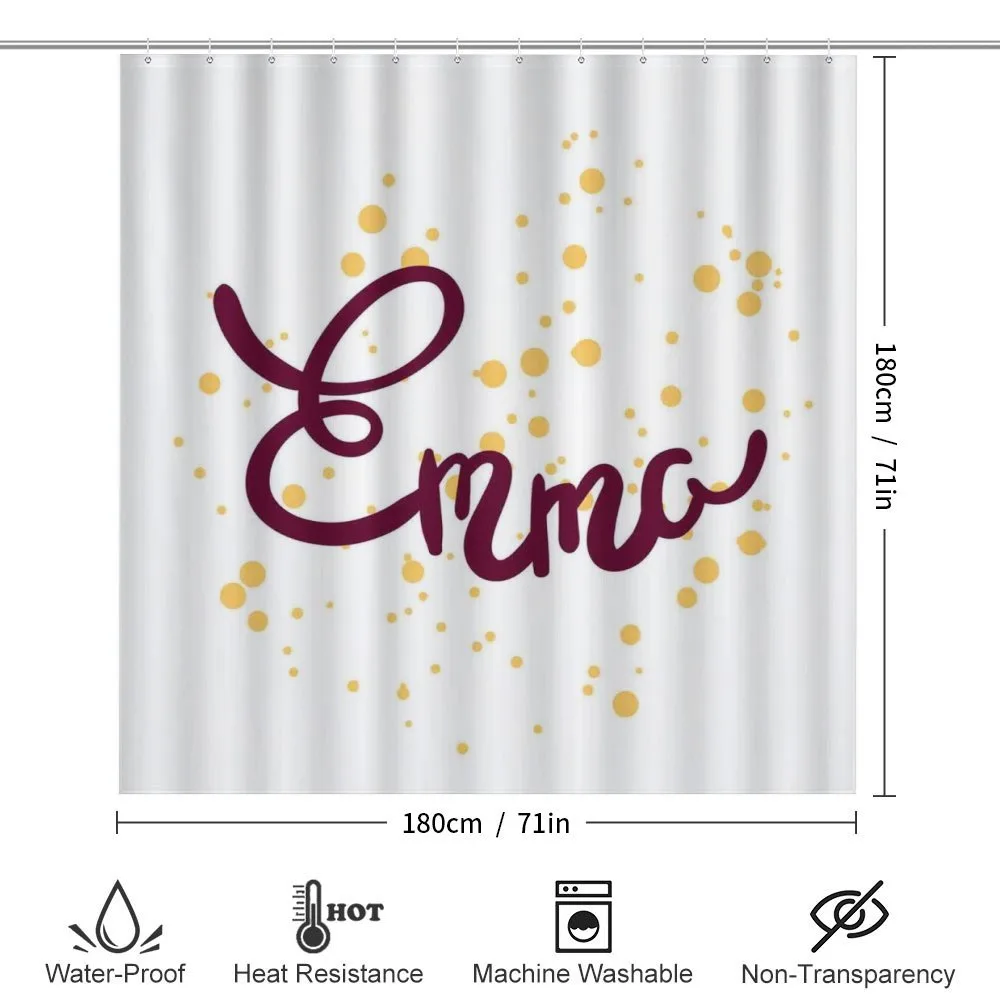 Girl Name Curved Font — Detail 2