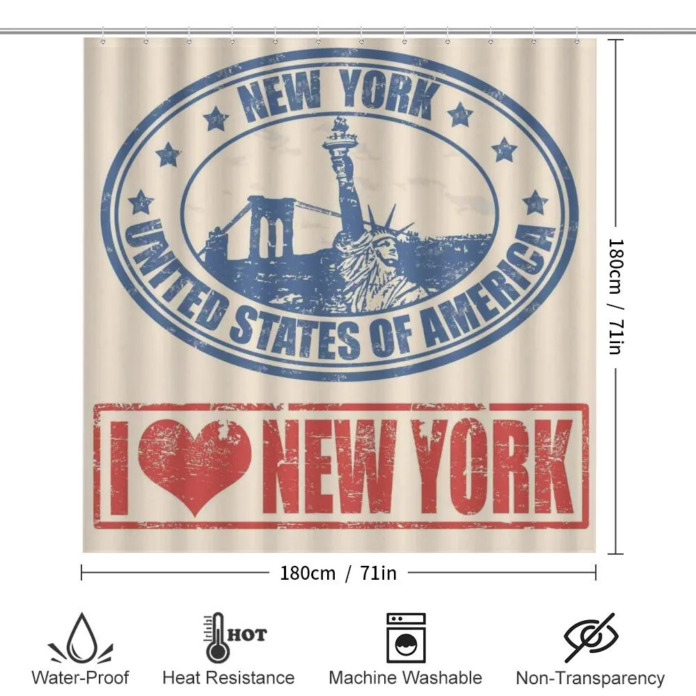Love NYC in Red Blue — Detail 2