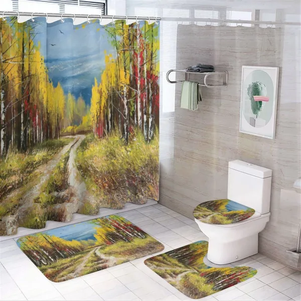Nature Landscape on a shower curtain