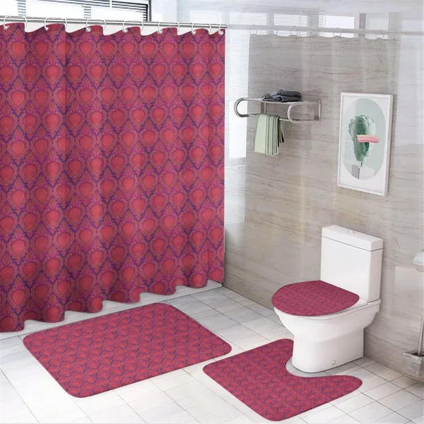 Oriental Fruit on a shower curtain