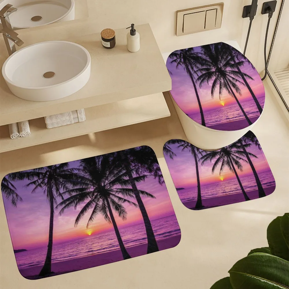 Palms Silhouette Purple — Detail 5