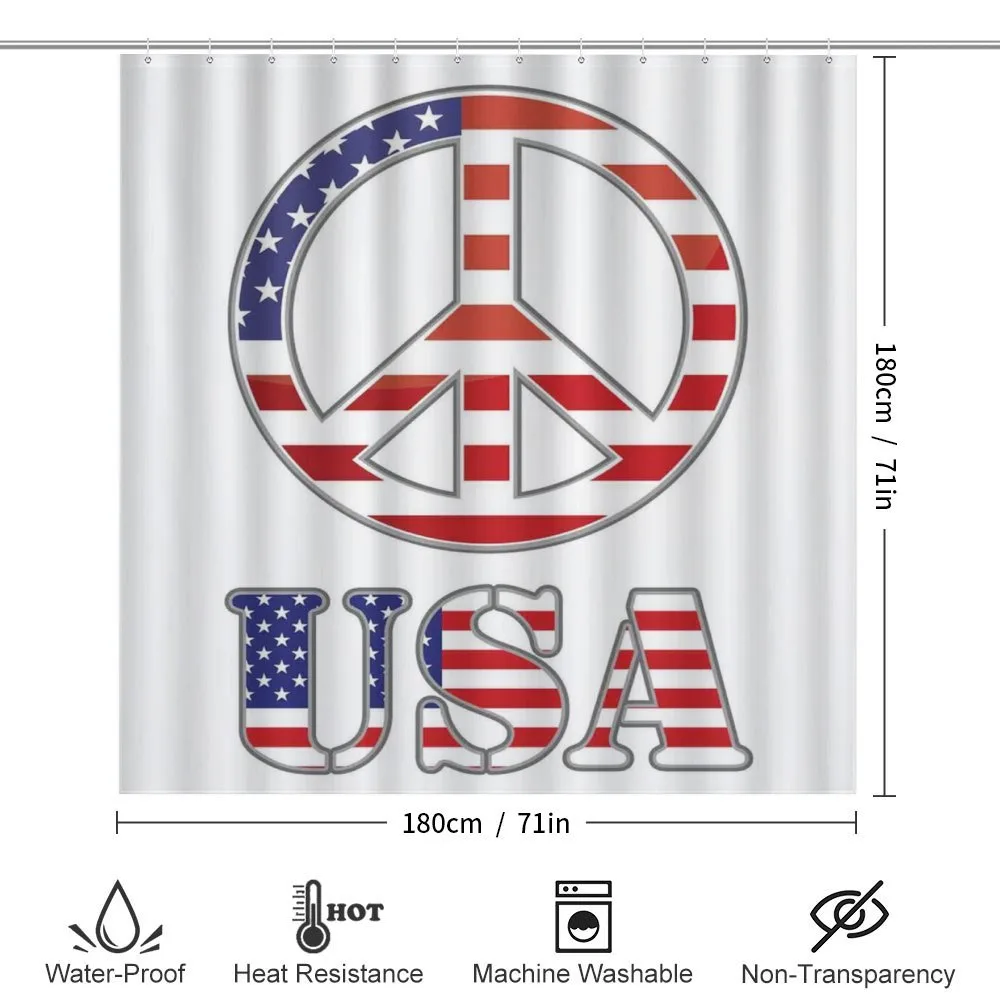 70s Peace Sign American — Detail 2