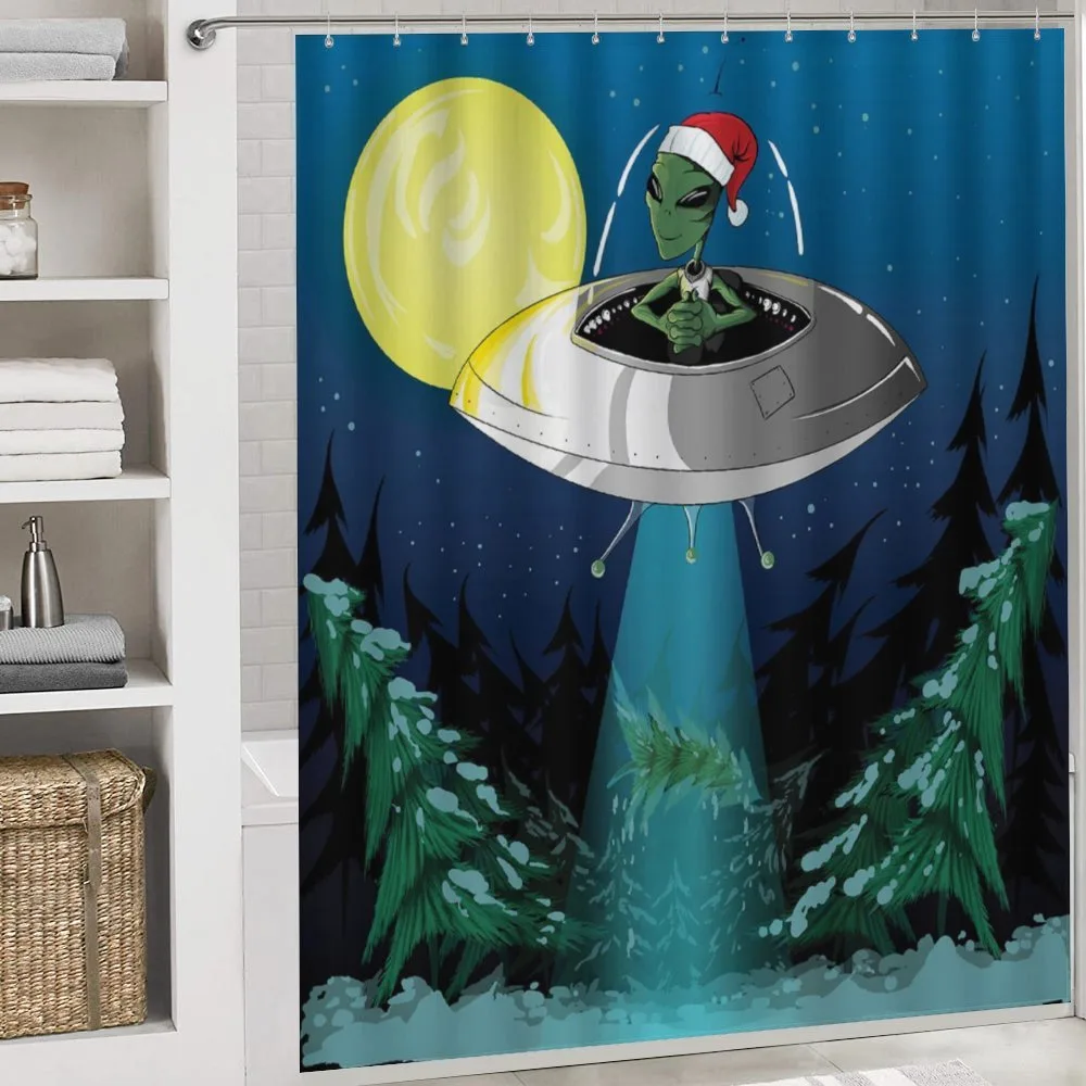 Alien Christmas Art — Detail 4