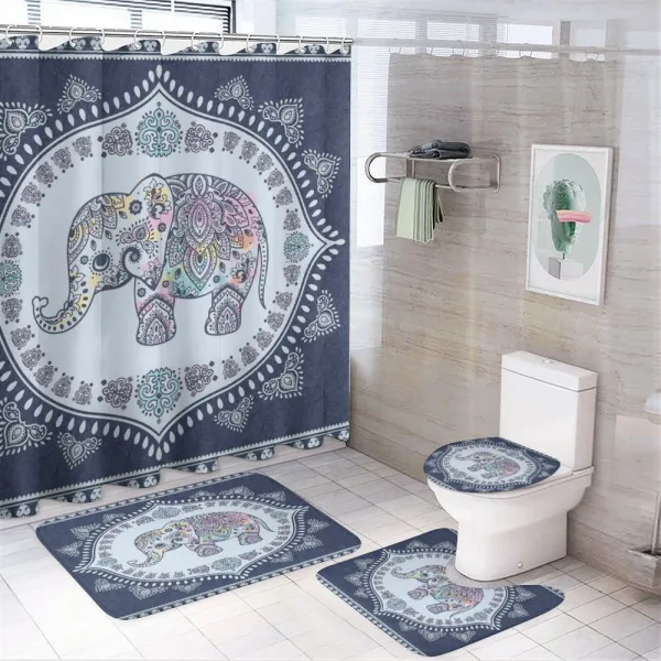 Bohemian Oriental on a shower curtain