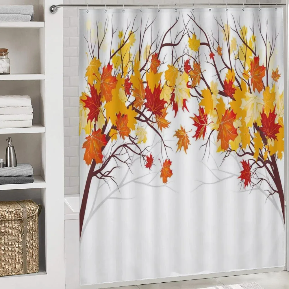 Cartoon Maple Autumn Tree — Detail 4