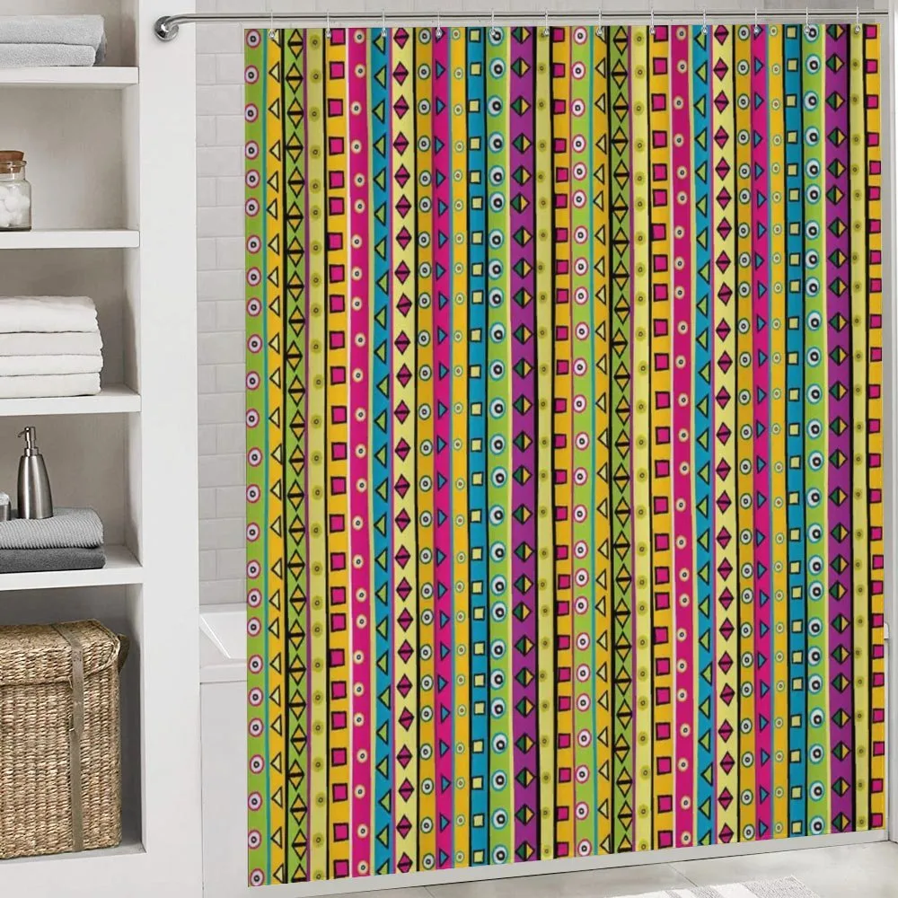 Colored Abstract Stripes — Detail 4