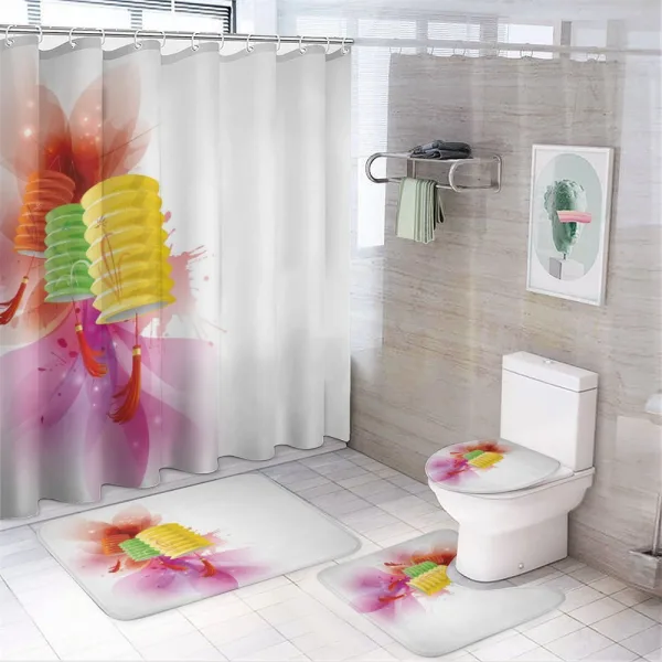 East Culture Festival on a shower curtain