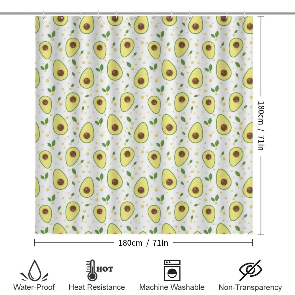 Graphic Avocado Pattern — Detail 2