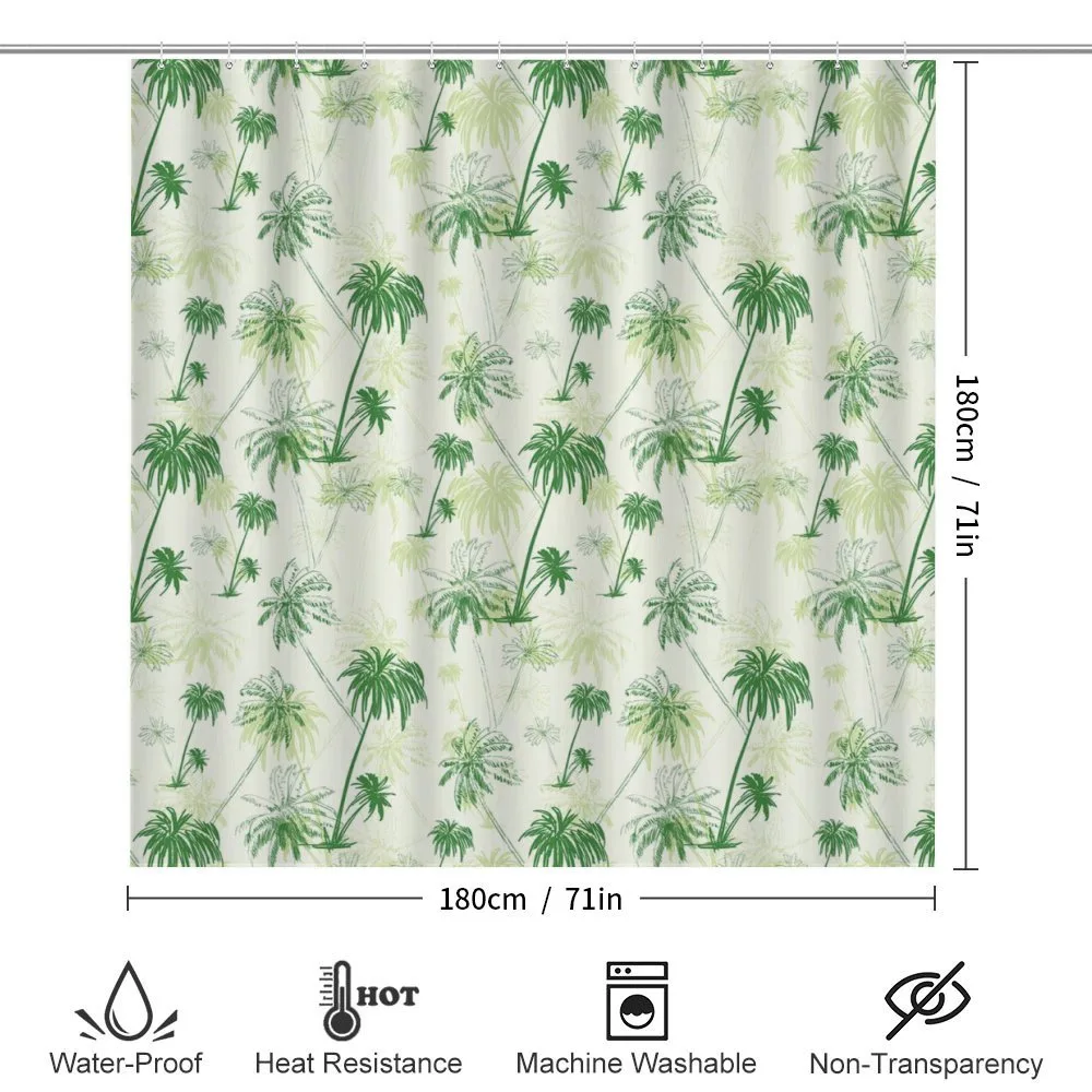 Sketch Style Palm Trees — Detail 2