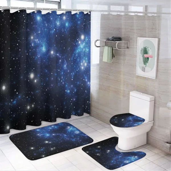 Space Star Nebula on a shower curtain
