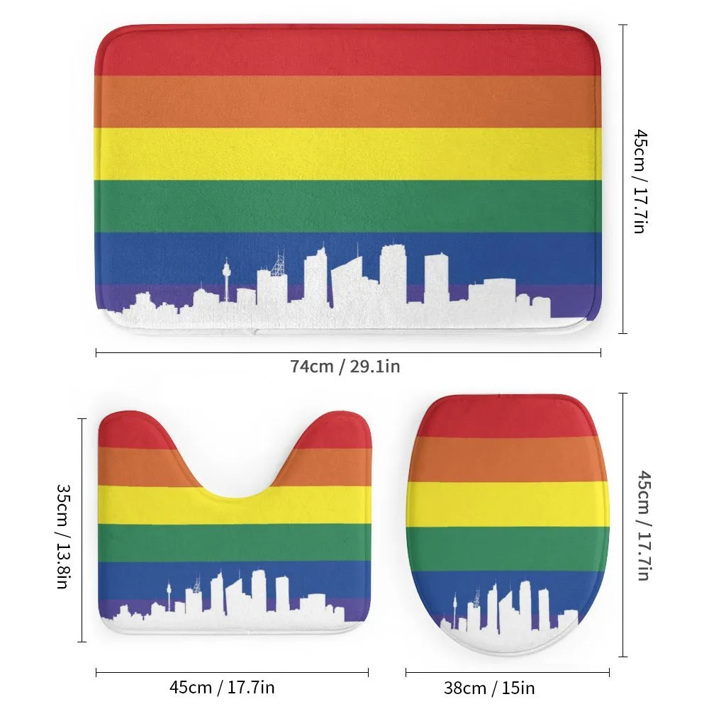 Sydney Buildings Rainbow Flag — Detail 1