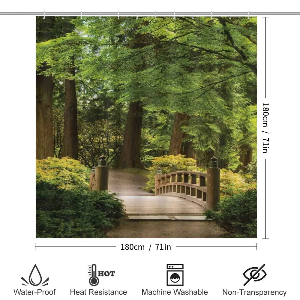 Wooden Bridge over Pond — Detail 2