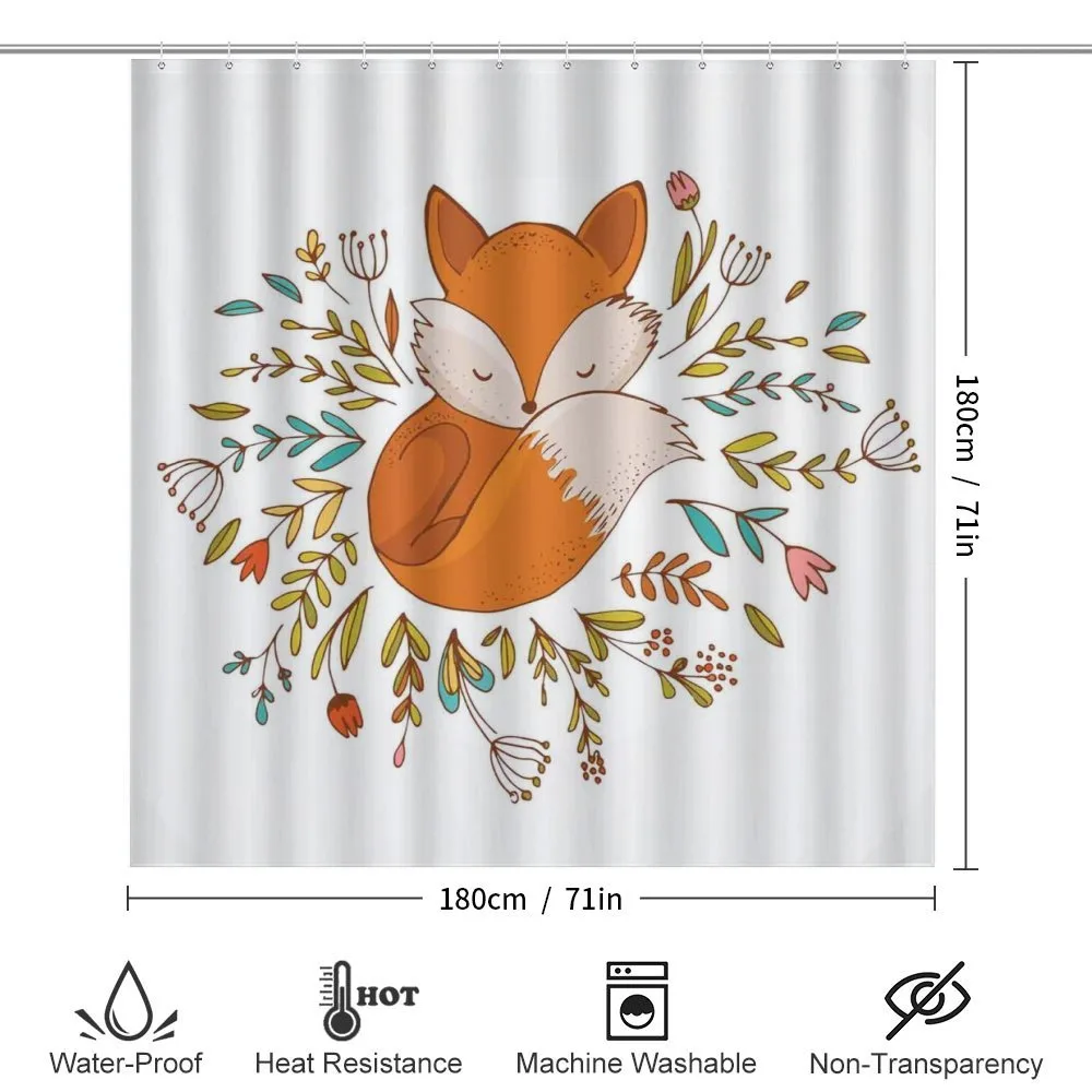 Baby Fox Flowers — Detail 2