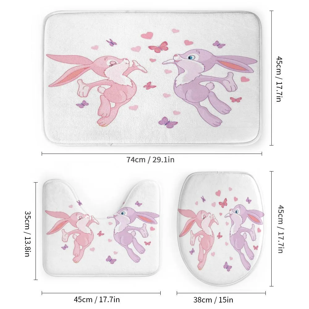 Bunnies Kissing in Air — Detail 1