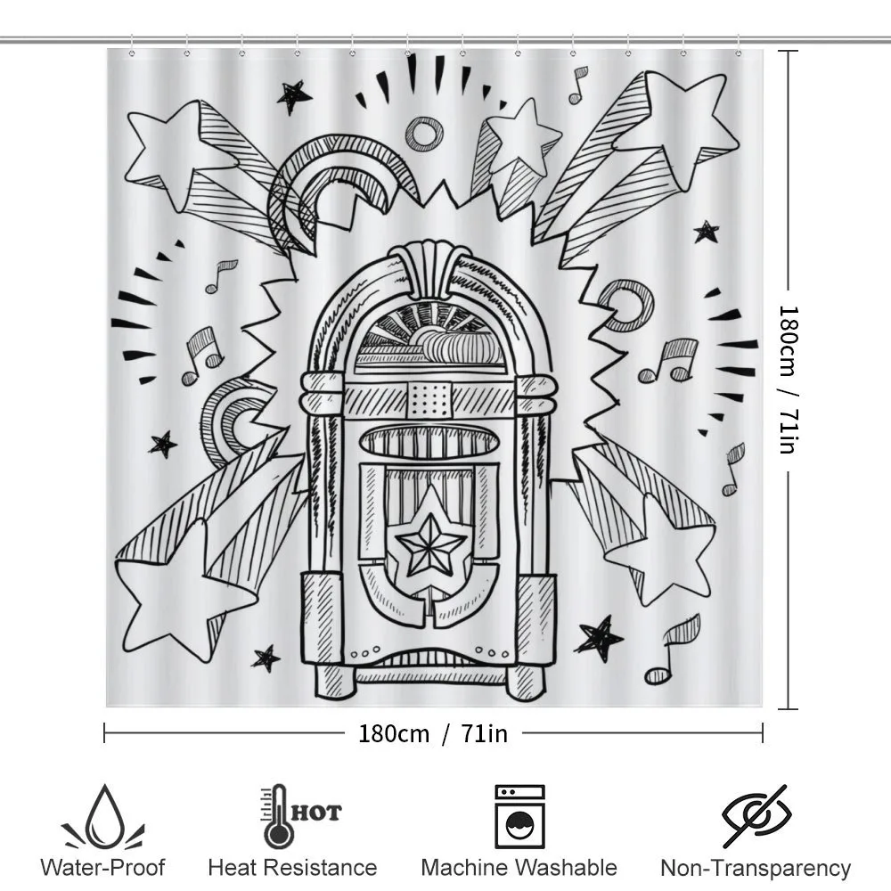 Cartoon Sketchy Music Box — Detail 2