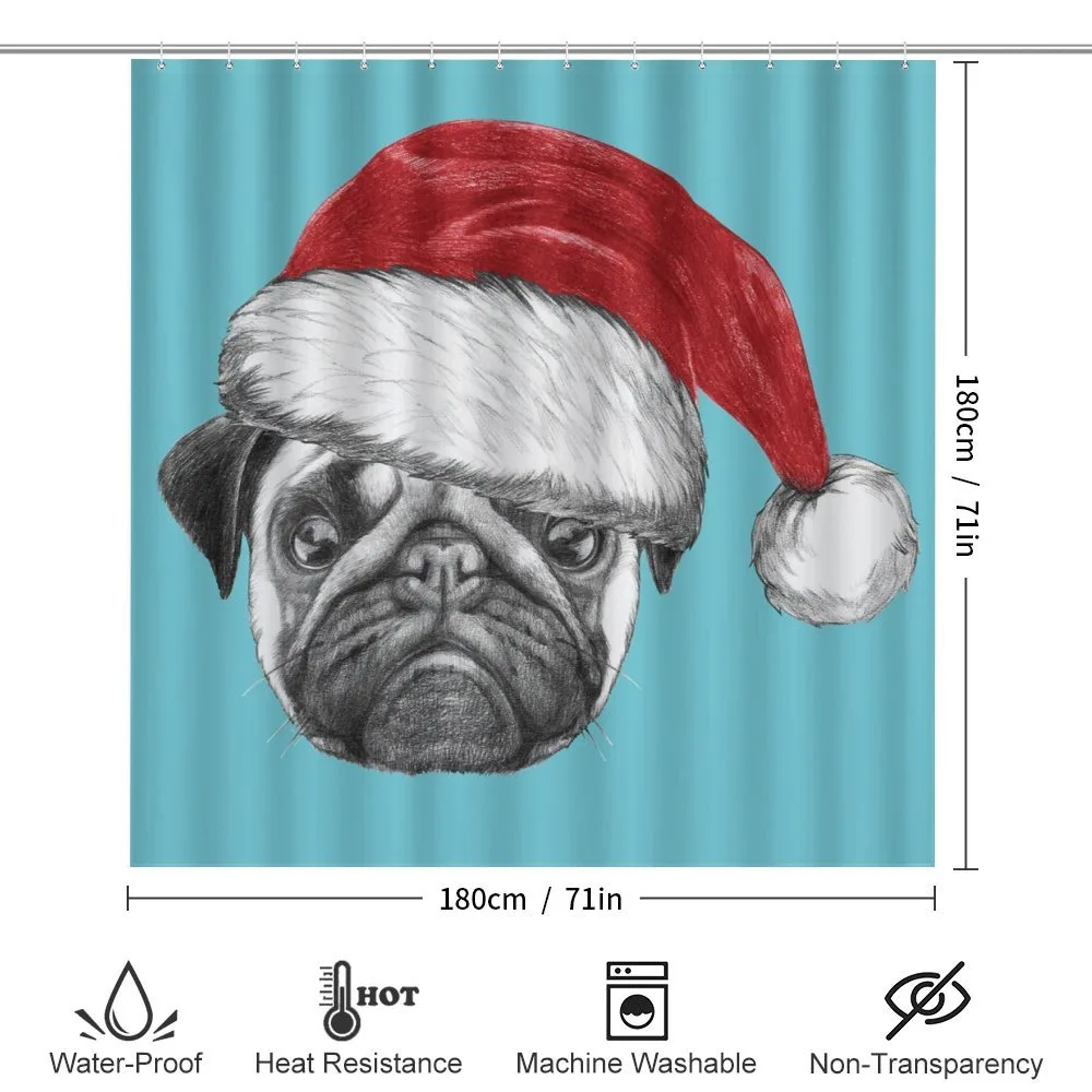 Dog with Santa Hat X-Mas — Detail 2