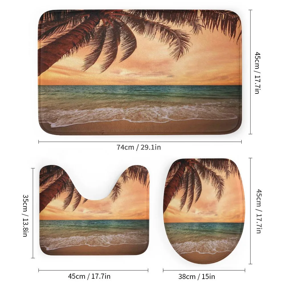 Exotic Seascape with Palm — Detail 1