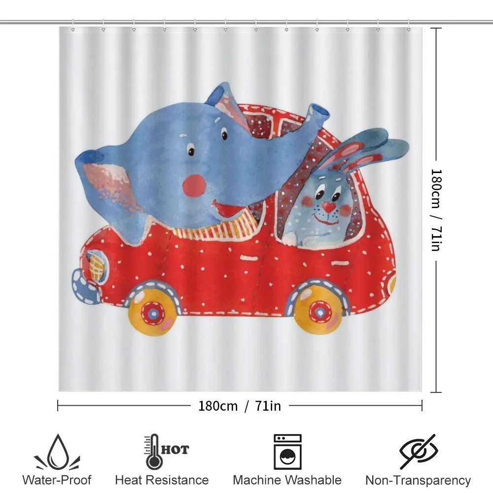 Funny Animal in a Car — Detail 2