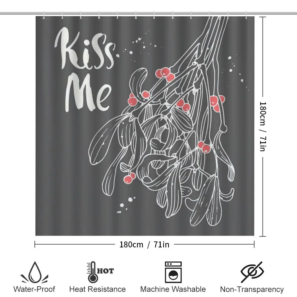 Mistletoe Sketch Noel — Detail 2