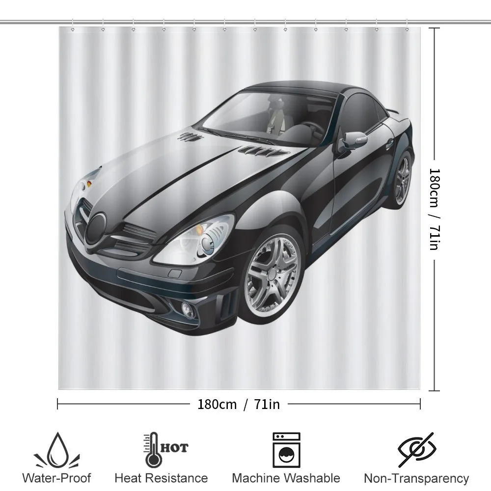 Modern Black Sports Car — Detail 2