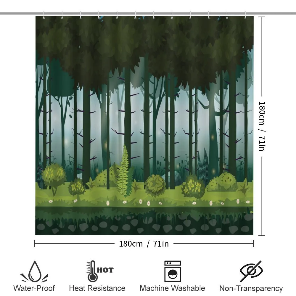 Mystic Forest Trees Twilight — Detail 2