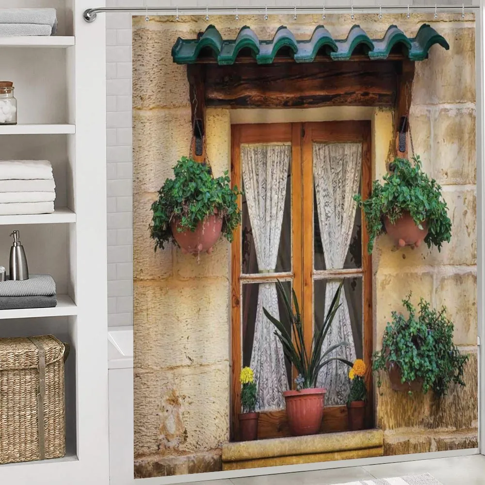 Old Window and Flowers — Detail 4