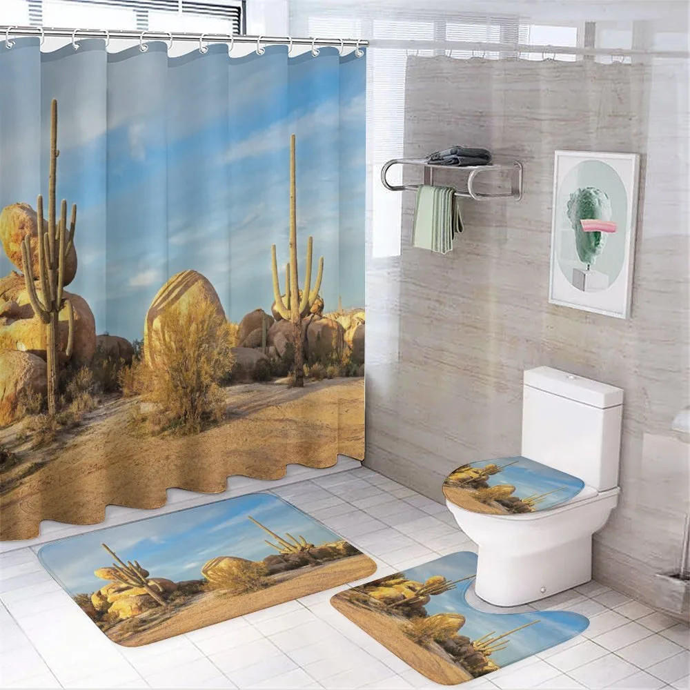 Saguaros Boulders Sunset — Your design