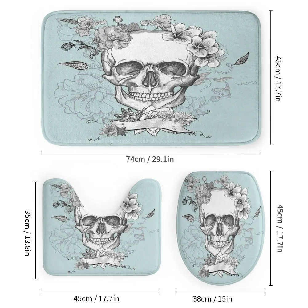 Skull and Flowers — Detail 1