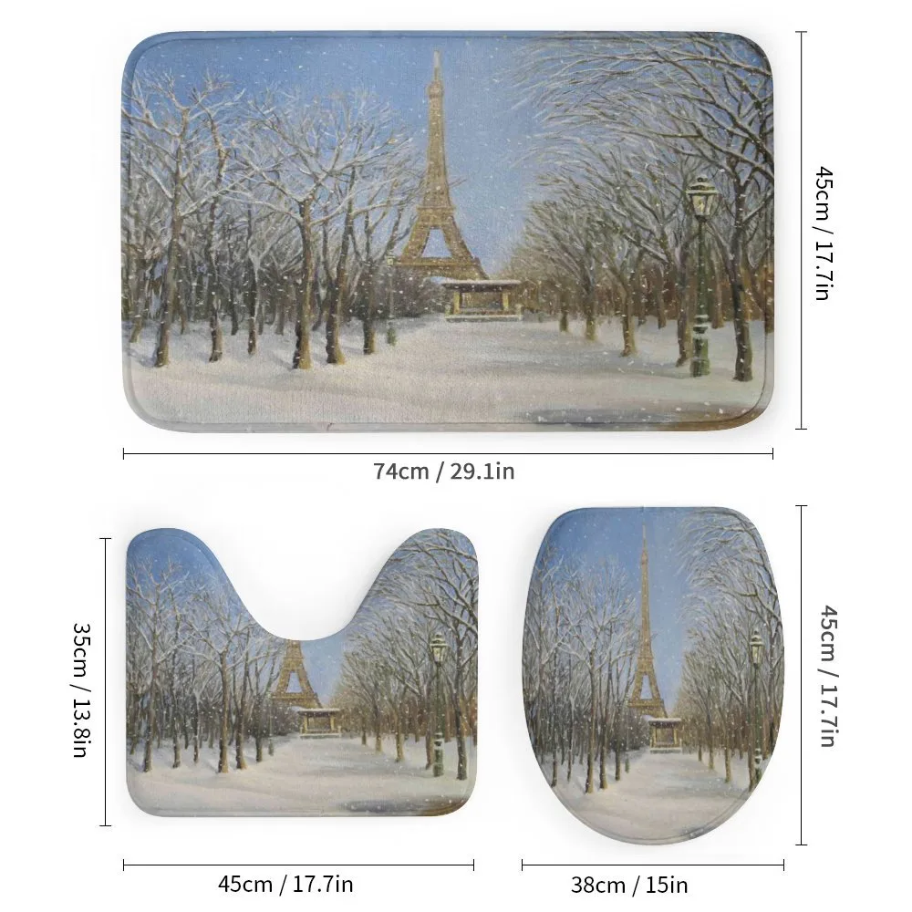 Snowy Paris City View — Detail 1