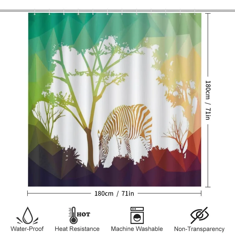Vivid Safari Zebras — Detail 2