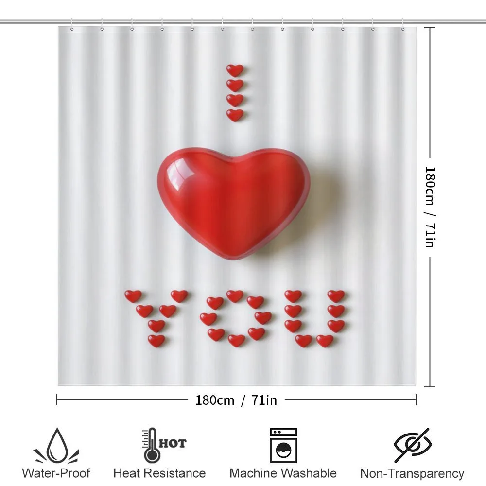 3D Heart Letters — Detail 2
